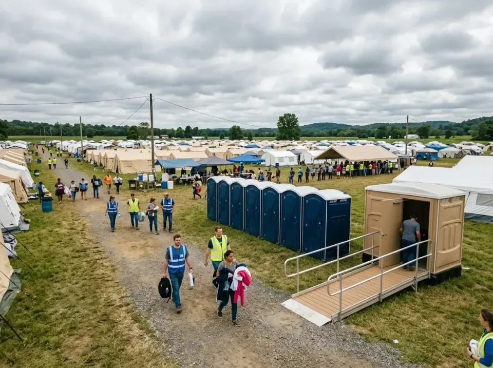 disaster-relief-camp-restrooms-010 — frequently asked questions, Dumpster & Portable Bathrooms Rental in Union, MO